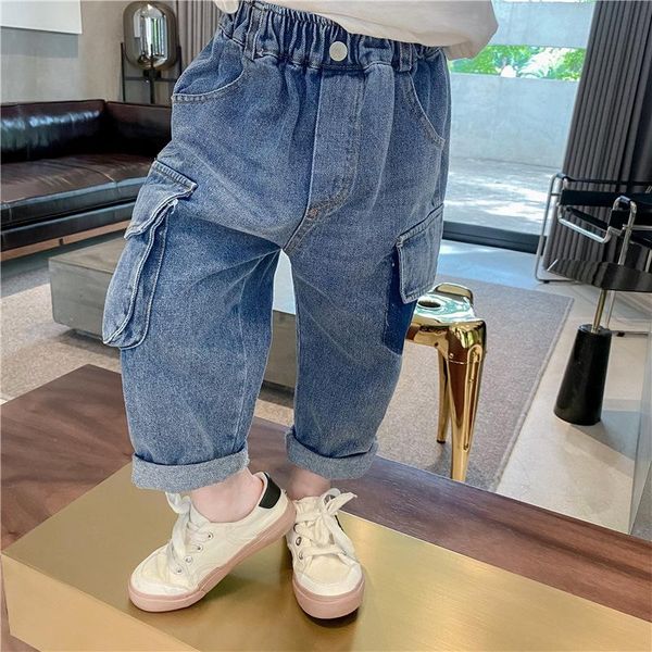 jeans dfxd baby boys pants autumn arrival cotton kids clothes denim fashion loose cargo trousers children 17yrs, Blue
jeans dfxd baby boys pants autumn arrival cotton kids clothes denim fashion loose cargo trousers children 17yrs, Blue