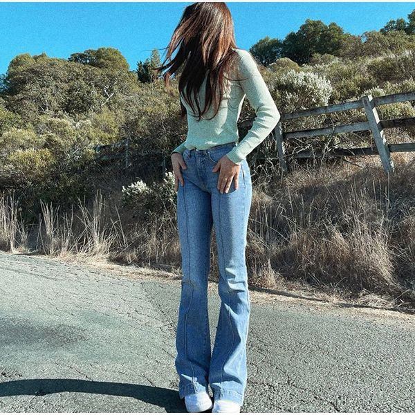 vintage y2k brown low rise denim flare pants indie aesthetic long baggy trousers women harajuku streetwear striped mom jeans, Blue
vintage y2k brown low rise denim flare pants indie aesthetic long baggy trousers women harajuku streetwear striped mom jeans, Blue
