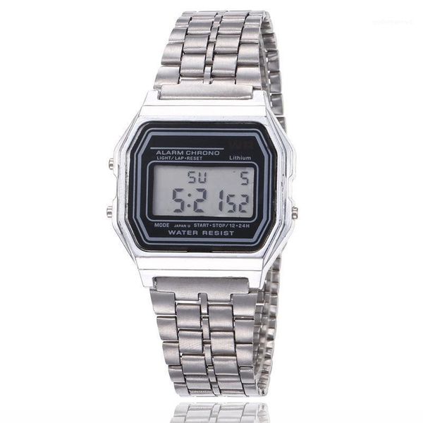 brand led digital watches for men quartz wristwatch dress golden band sports wristwatches men's watch military clock, Slivery;brown
brand led digital watches for men quartz wristwatch dress golden band sports wristwatches men's watch military clock, Slivery;brown