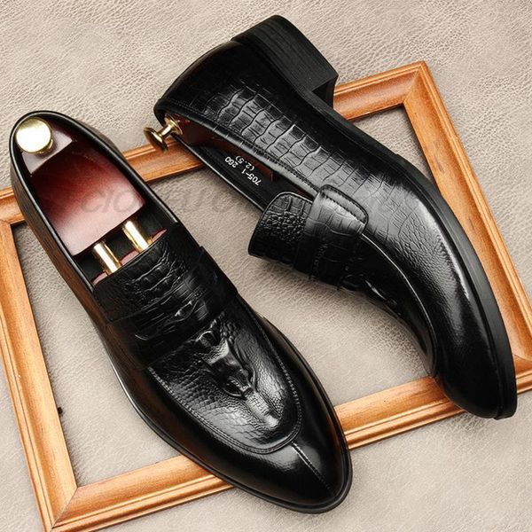 dress shoes slip on designer fashion for men genuine leather business wedding round head formal black oxford lofers wlf8
dress shoes slip on designer fashion for men genuine leather business wedding round head formal black oxford lofers wlf8