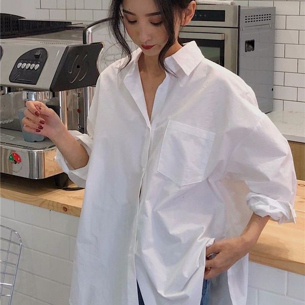 women's t-shirt spring and autumn retro fashion white shirt female design sense niche loose thin long-sleeved ins 2021
women's t-shirt spring and autumn retro fashion white shirt female design sense niche loose thin long-sleeved ins 2021