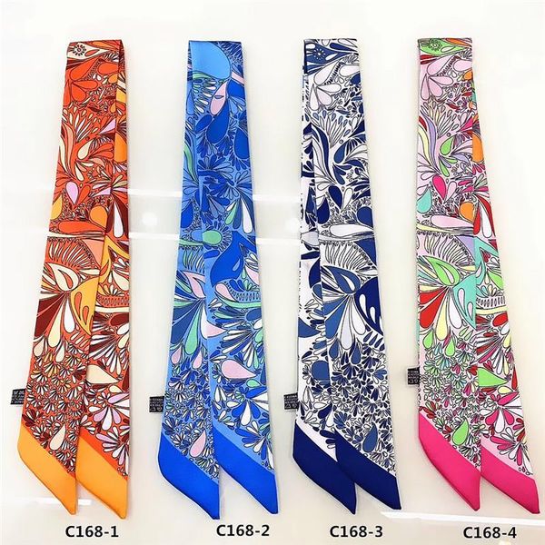 scarves designer bag scarf twill print small women luxury long and narrow tie handbag ribbon hair band fashion ladies bandanas, Blue;gray
scarves designer bag scarf twill print small women luxury long and narrow tie handbag ribbon hair band fashion ladies bandanas, Blue;gray
