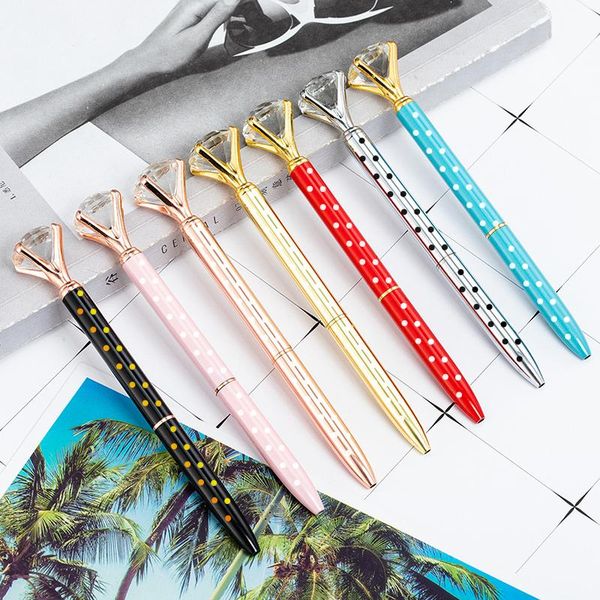 ballpoint pens metal large diamond dot ball point pen school student writing advertising business office signing gift stationery, Blue;orange
ballpoint pens metal large diamond dot ball point pen school student writing advertising business office signing gift stationery, Blue;orange