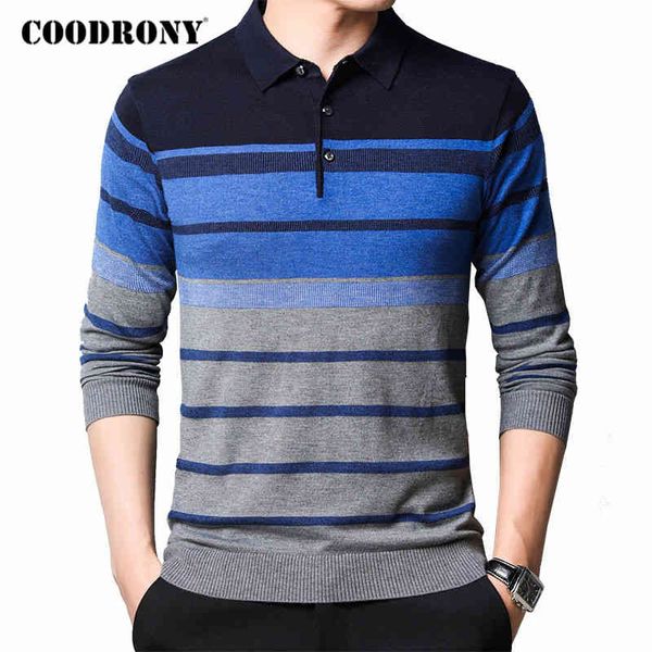 coodrony brand sweater men spring autumn pull homme casual turn-down collar pullover mens striped knitwear shirt clothing c1053, Black
coodrony brand sweater men spring autumn pull homme casual turn-down collar pullover mens striped knitwear shirt clothing c1053, Black