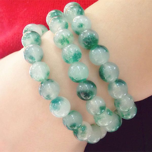 floating green crystal ice floating class water grass agate bracelet 10mm men's and women's stone bead bracelet, Golden;silver
floating green crystal ice floating class water grass agate bracelet 10mm men's and women's stone bead bracelet, Golden;silver