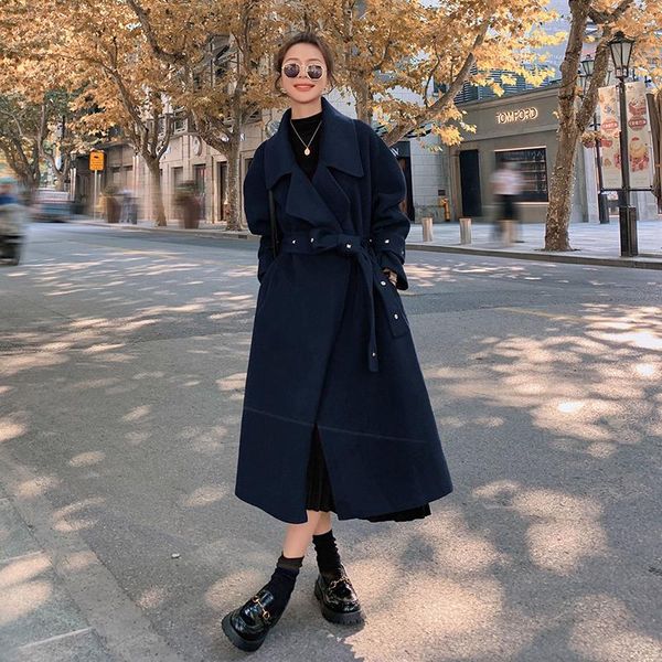 winter long wine red woolen coat women loose casual office women's clothing wool blend jacket coats & blends, Black
winter long wine red woolen coat women loose casual office women's clothing wool blend jacket coats & blends, Black