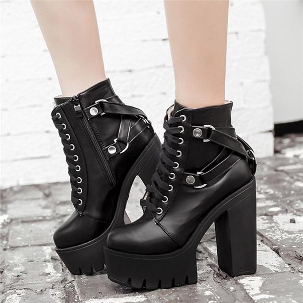 boots botas mujer cuero genuino lace up shoe soft leather platform party ankle boot high heels bota feminina #45, Black
boots botas mujer cuero genuino lace up shoe soft leather platform party ankle boot high heels bota feminina #45, Black