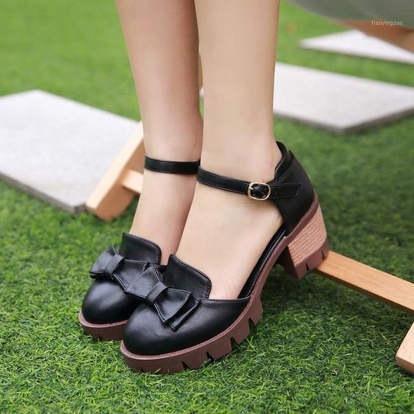 summer women sandal platform thick chunky high heel ankle strap pumps round toe sweet bow heeled shoes big size sandals1, Black
summer women sandal platform thick chunky high heel ankle strap pumps round toe sweet bow heeled shoes big size sandals1, Black