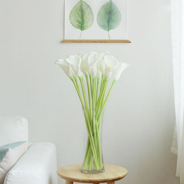 decorative flowers & wreaths 12 pieces high simulation feel pu artificial calla lily bunch fake flower bouquet table home wedding decoration
decorative flowers & wreaths 12 pieces high simulation feel pu artificial calla lily bunch fake flower bouquet table home wedding decoration
