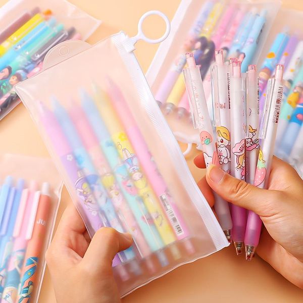 gel pens 6pcs/set cute girl astronaut pen 0.5mm black ink ballpoint kawaii cartoons anime school stationery supplies
gel pens 6pcs/set cute girl astronaut pen 0.5mm black ink ballpoint kawaii cartoons anime school stationery supplies