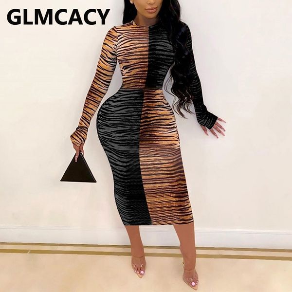 women tiger skin printed slim midi dress elegant evening party club dresses robes 210702, Black;gray
women tiger skin printed slim midi dress elegant evening party club dresses robes 210702, Black;gray