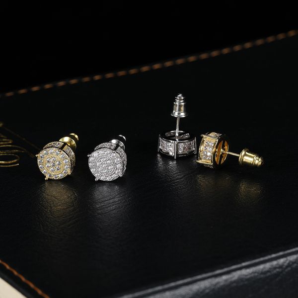 factory wholesale new hip hop zircon round full diamond copper electroplating 18k gold personalized trendy earrings popular fashion xmas gif
factory wholesale new hip hop zircon round full diamond copper electroplating 18k gold personalized trendy earrings popular fashion xmas gif