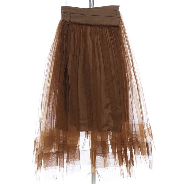 casual dresses women mesh midi skirt high waist asymmetrical tulle brown black long skirts 2021 1np4, Black;gray
casual dresses women mesh midi skirt high waist asymmetrical tulle brown black long skirts 2021 1np4, Black;gray