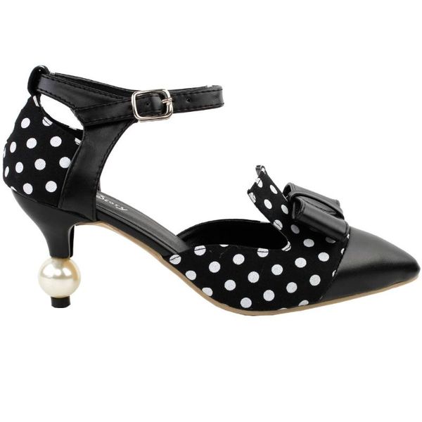 black white two tone spot polka dots bridal evening pointed toe pearl heel pump dress shoes
black white two tone spot polka dots bridal evening pointed toe pearl heel pump dress shoes
