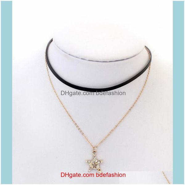chokers & pendants jewelrychokers necklaces gothic hollow pentagram pu leather cord choker necklace women multilayer jewelry drop deliv, Golden;silver
chokers & pendants jewelrychokers necklaces gothic hollow pentagram pu leather cord choker necklace women multilayer jewelry drop deliv, Golden;silver
