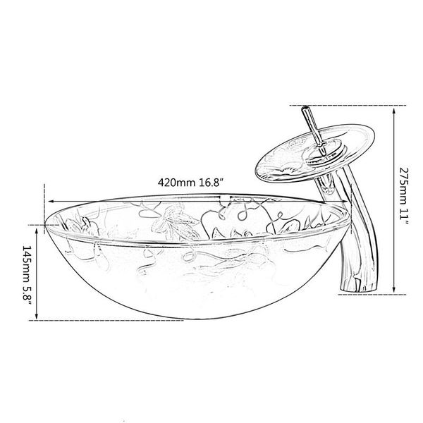 bathroom sink faucets lotus flower waterfall chrome polish art hand paint basin round washbasin faucet tempered glass vessel set w
bathroom sink faucets lotus flower waterfall chrome polish art hand paint basin round washbasin faucet tempered glass vessel set w