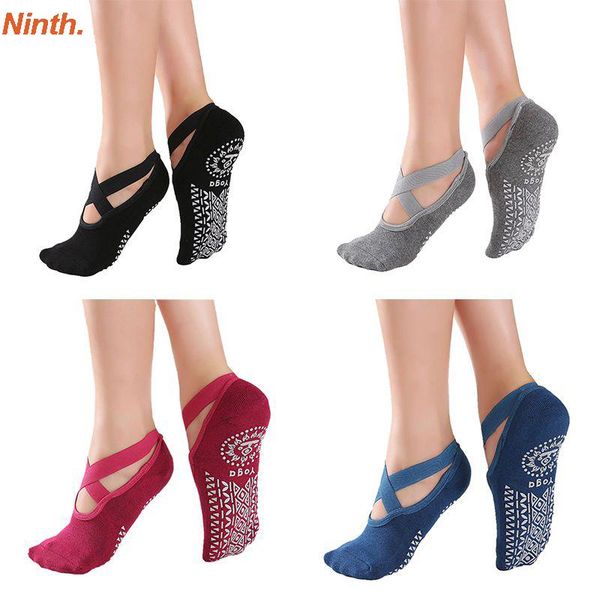 anti-slip glue yoga socks cross belt fitness massage sports cotton quick-drying pilates ballet grip women, Black
anti-slip glue yoga socks cross belt fitness massage sports cotton quick-drying pilates ballet grip women, Black