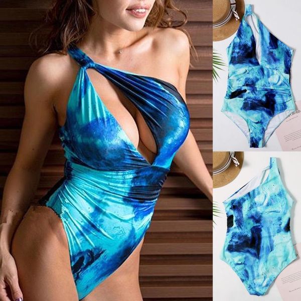 women's swimwear asymmetric bikini female swimsuit women print two-pieces set one shoulder bather bathing ropa mujer, White;black
women's swimwear asymmetric bikini female swimsuit women print two-pieces set one shoulder bather bathing ropa mujer, White;black