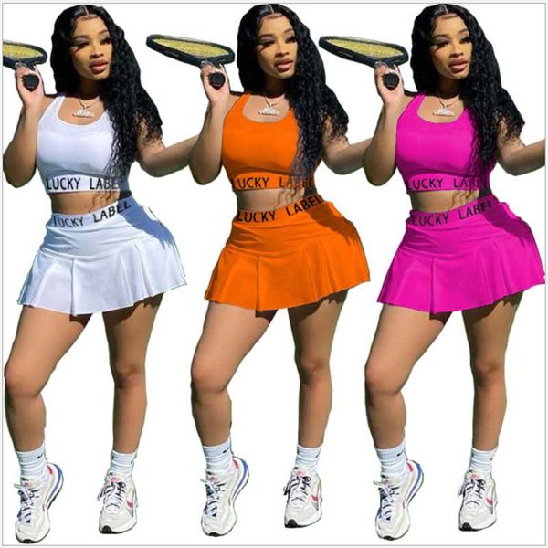 women's tracksuits letter print women skirt set sleeveless 2 pieces crop and mini female, Gray
women's tracksuits letter print women skirt set sleeveless 2 pieces crop and mini female, Gray