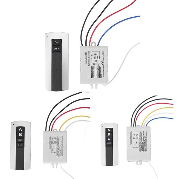 smart home control 1/2/3 channel on/off 220v wireless remote switch receiver transmitter for lamp light electrical equipments drop ship
smart home control 1/2/3 channel on/off 220v wireless remote switch receiver transmitter for lamp light electrical equipments drop ship