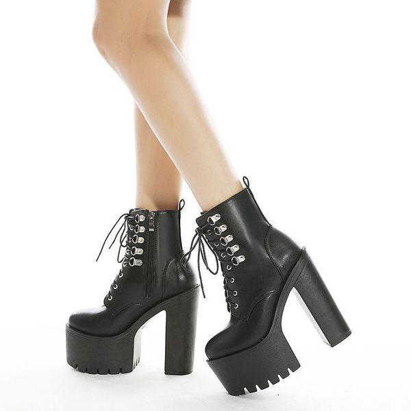 boots 2021 women shoes ankle metal casual platform winter lace up fashion zip round toe square heel black sewing pu leather
boots 2021 women shoes ankle metal casual platform winter lace up fashion zip round toe square heel black sewing pu leather