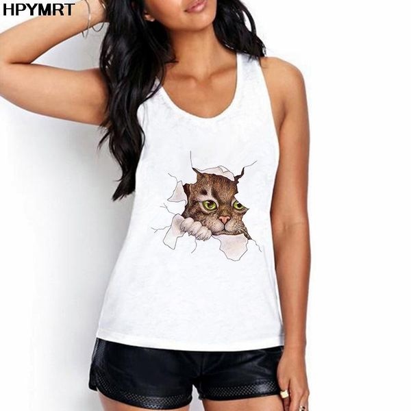 summer tee women kawaii cat print sleeveless casual loose white t-shirt for girls students lady vogue tank female women's tanks & c
summer tee women kawaii cat print sleeveless casual loose white t-shirt for girls students lady vogue tank female women's tanks & c