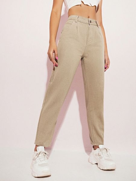 slant pocket solid jeans b4fy#, Blue