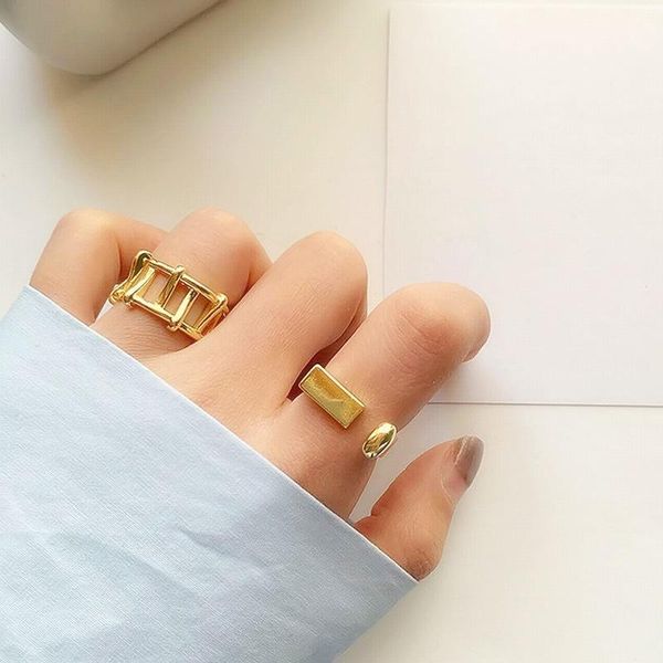 cluster rings 2021 for women simple hip hop big geometric ring adjustable fashion jewelry gold/color, Golden;silver
cluster rings 2021 for women simple hip hop big geometric ring adjustable fashion jewelry gold/color, Golden;silver