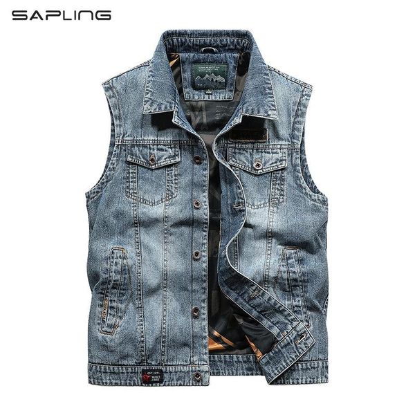 men's vests men cargo casual denim vest multi pockets classic waistcoats for male sleeves jeans jackets washed fashion slim fit coats m, Black;white
men's vests men cargo casual denim vest multi pockets classic waistcoats for male sleeves jeans jackets washed fashion slim fit coats m, Black;white