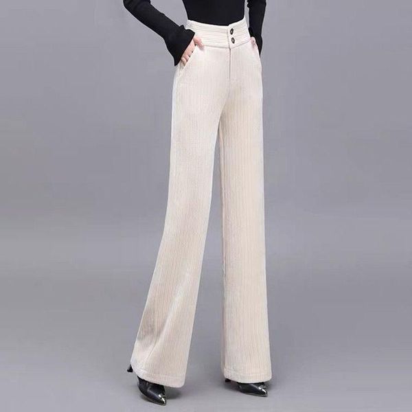 women's pants & capris winter women vintage loose wide leg fashion elegant casual elastic high waist corduroy straight sports trousers, Black;white
women's pants & capris winter women vintage loose wide leg fashion elegant casual elastic high waist corduroy straight sports trousers, Black;white