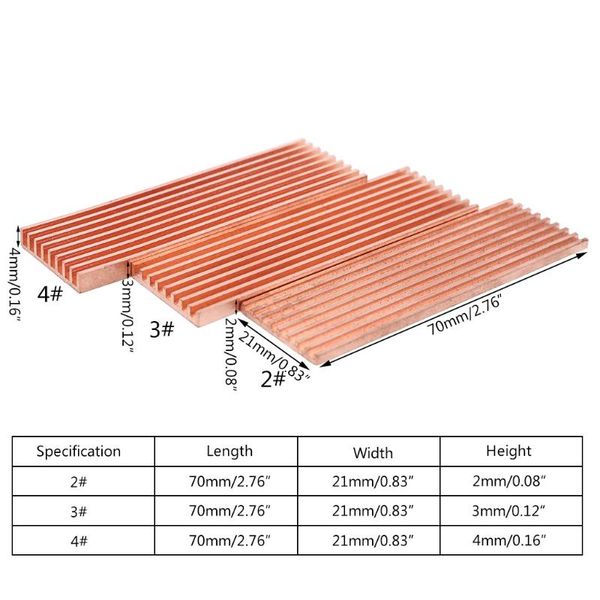 pure copper heatsink cooler heat sink thermal conductive adhesive for m.2 2280 83xb fans & coolings
pure copper heatsink cooler heat sink thermal conductive adhesive for m.2 2280 83xb fans & coolings