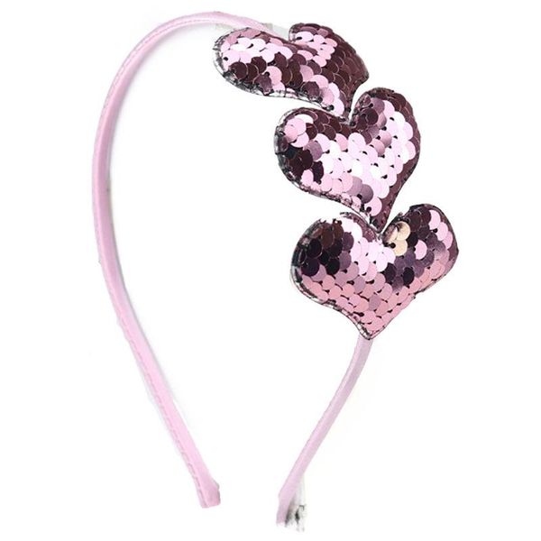children hair hoops sparkling glitter sequin love heart band accessories shiny headband with shape decor, Slivery;white
children hair hoops sparkling glitter sequin love heart band accessories shiny headband with shape decor, Slivery;white