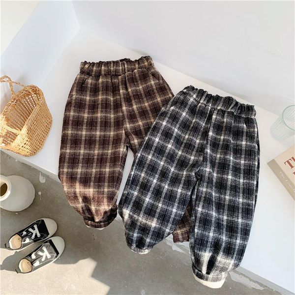 trousers wlg boys girls winter pants kids velvet thick plaid casual all match pant children, Blue
trousers wlg boys girls winter pants kids velvet thick plaid casual all match pant children, Blue