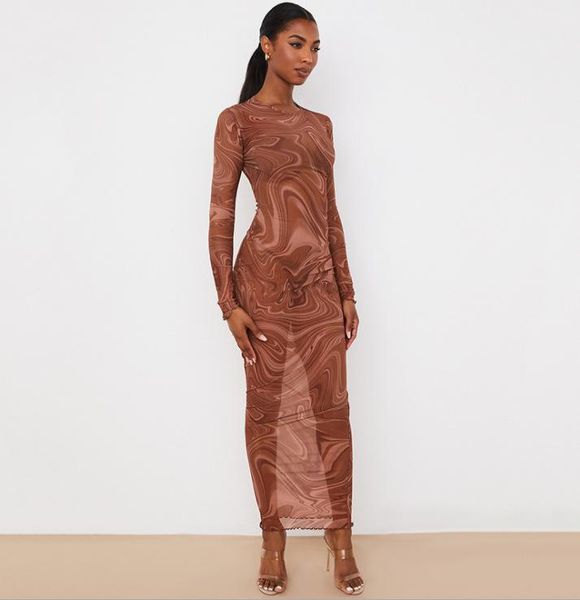 casual dresses 2021 round neck slim bag hip long sleeve printed dress, Black;gray
casual dresses 2021 round neck slim bag hip long sleeve printed dress, Black;gray