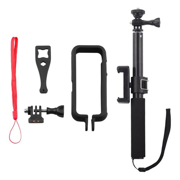 selfie monopods protective frame with 1/4 inch adapter + stick for insta360 one x2 action camera accessories
selfie monopods protective frame with 1/4 inch adapter + stick for insta360 one x2 action camera accessories