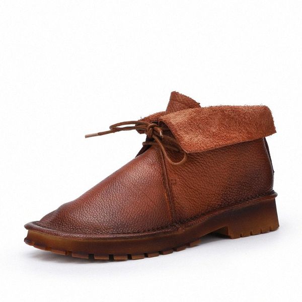 johnature genuine leather platform boots lace up round toe women shoes 2019 new winter flat with sewing ankle boots x8x8#, Black
johnature genuine leather platform boots lace up round toe women shoes 2019 new winter flat with sewing ankle boots x8x8#, Black