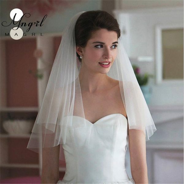 bridal veils mngrl wedding accessories veil headdress simple retro double 60-80cm pure color with comb white lace soft yarn, Black
bridal veils mngrl wedding accessories veil headdress simple retro double 60-80cm pure color with comb white lace soft yarn, Black
