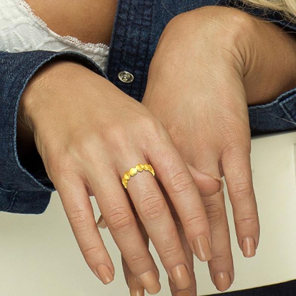 cluster rings titanium steel heart shape finger for women charm jewelry gift gold silver color, Golden;silver
cluster rings titanium steel heart shape finger for women charm jewelry gift gold silver color, Golden;silver