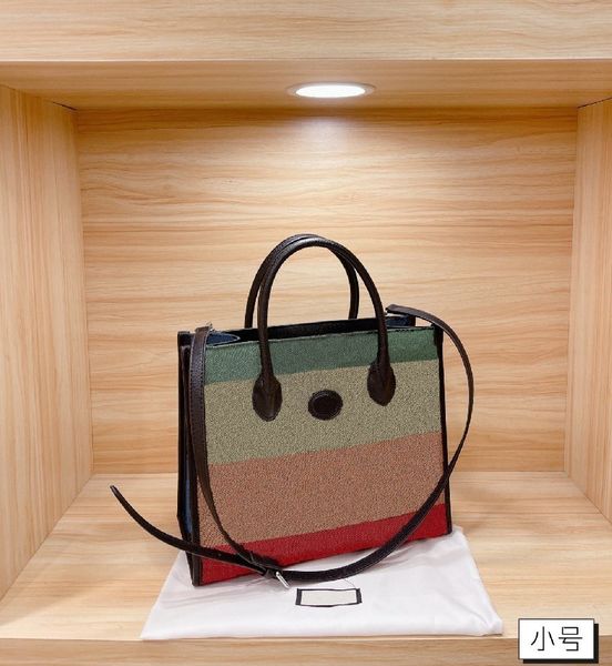 fashion rainbow handbag designer letter pattern premium tote bags women's shoulder bag wf2104221
fashion rainbow handbag designer letter pattern premium tote bags women's shoulder bag wf2104221