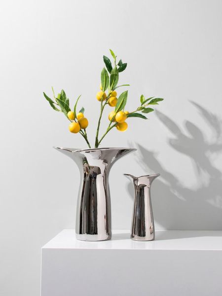 vases nordic modern light luxury electroplated silver whale tail ceramic vase tea table side floral model room soft decoration
vases nordic modern light luxury electroplated silver whale tail ceramic vase tea table side floral model room soft decoration