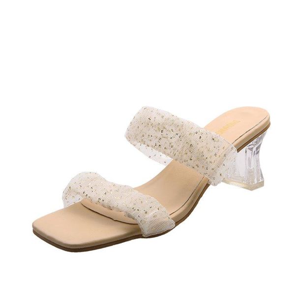 summer women's slippers fashion all-match sequins embellishment trend open-toed mature sexy, Black
summer women's slippers fashion all-match sequins embellishment trend open-toed mature sexy, Black