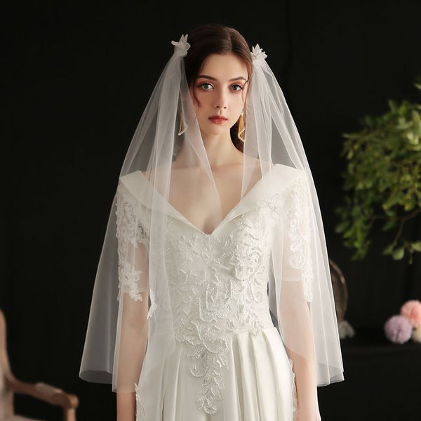 v649 classical elbow marriage party bridal veil one-layer soft tulle embroidered sun-flower applique white wedding bride headpiece, Black
v649 classical elbow marriage party bridal veil one-layer soft tulle embroidered sun-flower applique white wedding bride headpiece, Black