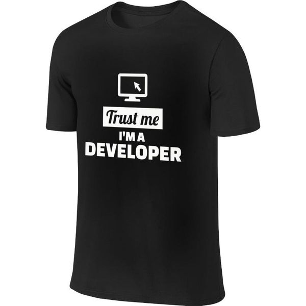 men's t-shirts funny trust me i'm a developer design shirt short sleeve t-shirt s, White;black
men's t-shirts funny trust me i'm a developer design shirt short sleeve t-shirt s, White;black