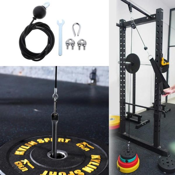 2.5/2m home gym fitness pulley cable replacement adjustable heavy duty steel wire rope equipment resistance bands
2.5/2m home gym fitness pulley cable replacement adjustable heavy duty steel wire rope equipment resistance bands