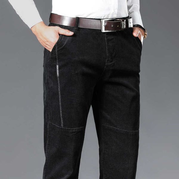 men's pants winter thick straight slim fit stretch mens causal solid business corduroy male trousers men clothing uxos, Black
men's pants winter thick straight slim fit stretch mens causal solid business corduroy male trousers men clothing uxos, Black