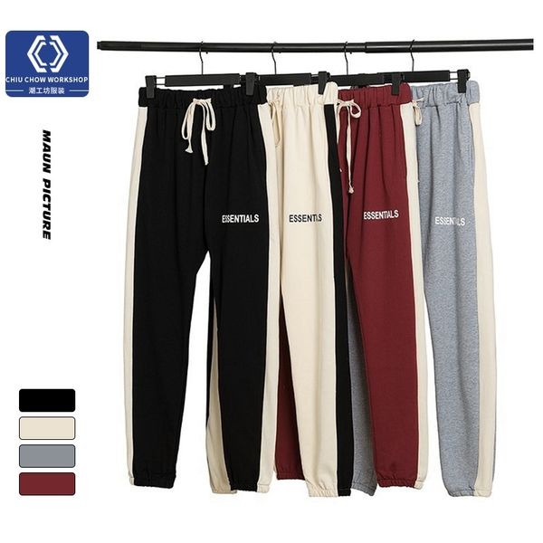 high street fog essentials autumn winter pants men's women's fashion brand fg leggings, Black
high street fog essentials autumn winter pants men's women's fashion brand fg leggings, Black
