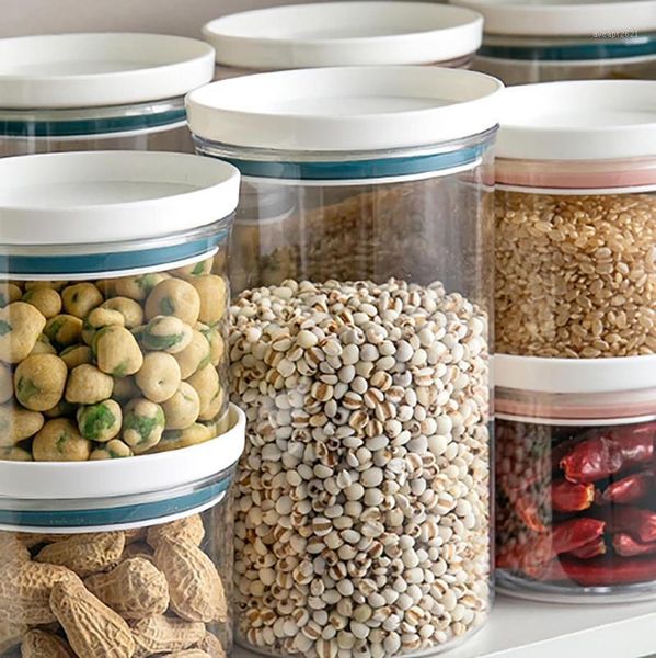 stackable airtight storage jars plastic kitchen canister containers with lid for candy cookie sugar bottles &
stackable airtight storage jars plastic kitchen canister containers with lid for candy cookie sugar bottles &