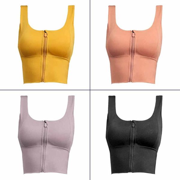 yoga outfit sports bra with zip-fastener women's fitness workout running padded push up vest shockproof breathable gym
yoga outfit sports bra with zip-fastener women's fitness workout running padded push up vest shockproof breathable gym
