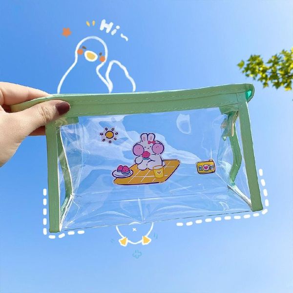 w&g pvc waterproof cosmetic bag travel storage large capacity transparent pen wash bags & cases
w&g pvc waterproof cosmetic bag travel storage large capacity transparent pen wash bags & cases