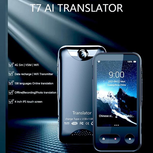 digital voice recorder portable intelligent translation t7, connectionless instant translation, 138 languages, wifi connection support, 4g a
digital voice recorder portable intelligent translation t7, connectionless instant translation, 138 languages, wifi connection support, 4g a